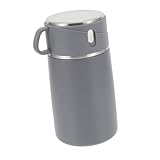 Ciieeo 1Satz Isolierter Nahrungsmittelbehälter aus Tragbarer Thermobecher für Hafer Milch Suppe und Brei Auslaufsicher und Leicht zu Reinigen für Unterwegs