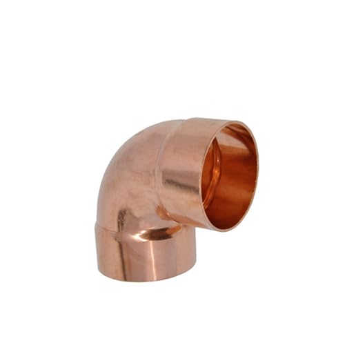 42mm Inner Dia x1.4mm Thickness Scoket Weld Copper End Feed 90 Deg Elbow Coupler Plumbing Fitting Water Gas Oil