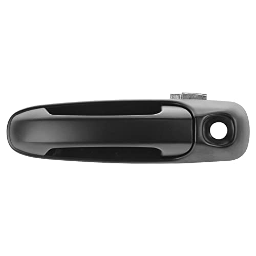 TRQ Front Driver Side Exterior Door Handle Black Textured Compatible with 2004 Jeep Grand Cherokee Laredo 2004 Grand Cherokee Limited 2003 2002 Laredo by TRQ - Used condition - US$5.84