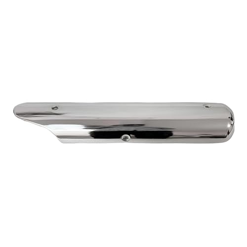 Image of EAZ Silencer Plate Cover for Royal Enfield Classic Standard Electra (Chrome, BS6)