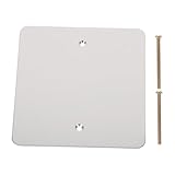 Placa de pared de acero inoxidable: fabricada en acero inoxidable, que proporciona resistencia y durabilidad; tapa ciega para tomacorrientes; tapas para tomacorrientes eléctricos