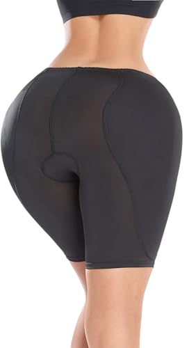 Image of Women Thigh Slimmer with mid Waist and Fake Buttocks Removable Padded's Body Sculpting Shaping Panties