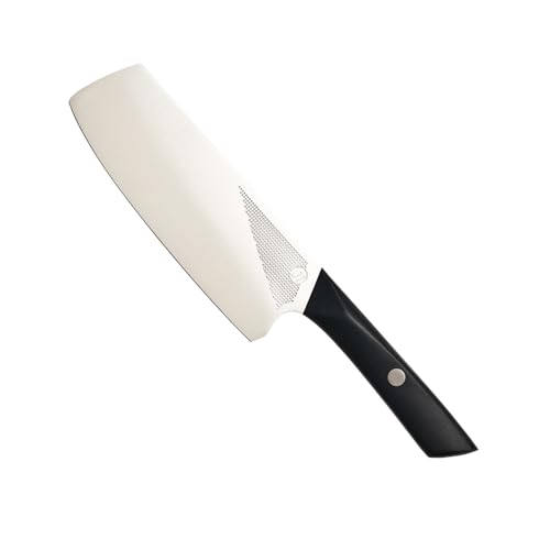 Milk Street Kitchin-to Hybrid Chef’s Knife – Thin 1.2mm Blade Glides Through Veggies, Lightweight Japanese-Style Cleaver & Prep Knife – Safe Rounded Tip, Secure Grip, Precision Control