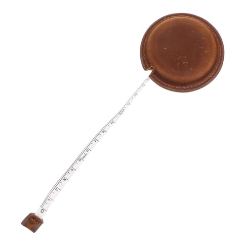 IWOWHERO Professional Portable Body Measuring Tape Durable Cowhide Tape Measure for Tailoring Sewing Measurements Scale for Accurate Waist Hip and Cloth Measurements