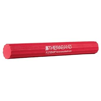 TheraBand FlexBar Rouge pour rééducation des bras