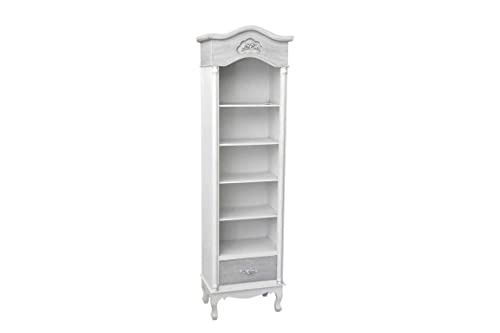 Libreria H190*55*34 ARGENTO GRIGIO SHABBY CHIC PROVENZALE