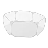 Housoutil Cerca Plegable para Mascotas Tiendas De Campaña Corralito Chinchilla Tienda De Campaña para Jaula para Animales Pequeños Muñecos Niño Piscina De Bolas del Océano Juguete Poliéster