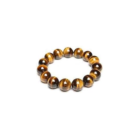 Tiger Eye Bracelet 8mm - Energy Stone Stretch Bracelet - Precious Natural Stones Crystal Healing Gemstone Yoga Bracelet Jewelry for Men Women Meditation Cover