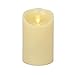 Luminara Flameless Candle: Vanilla Scented Moving Flame Candle with Timer (5" Ivory)