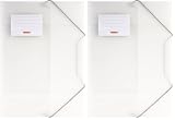 Brunnen Sammelmappe A4 FACT! weiss (Packung mit 2)