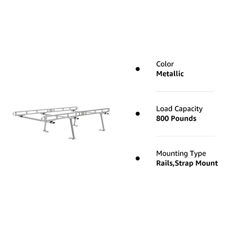 Apex Cap-Rack-Alum Aluminum Universal Truck Cap Rack #TOP6