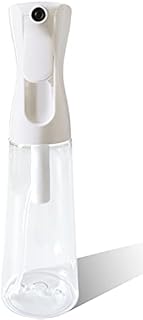 10 oz Water Spray Bottles for Hair, 360 Ultra Fine Pressurized Continuous Mist Mister Sprayer for Curly Natural Hairstyling Salon Supplies Plants Cleaning Face Care Clear