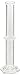 Corning Pyrex Borosilicate Glass Class A Graduated Cylinder, Double Metric Scale, TD, 100ml Capacity (Case of 12)