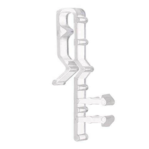 PANGBOER Clips de fixation invisibles pour rideaux de fenêtre 5,38 cm
