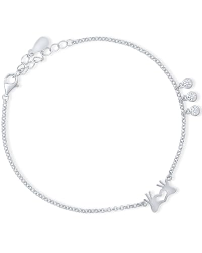 Image of KOURA 925 Sterling Silver Bracelet for Women & Girls | Sleek Adjustable Link Design | Timeless Silver Jewellery for Everyday Use, Work, Celebrations & Thoughtful Gifting