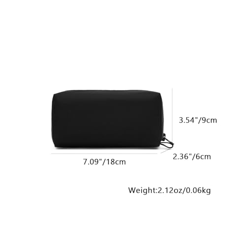 Image of Pencil Case Durable Oxford Pencil Pouch for Pens School Supplies (Black,Oxford)