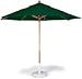 Grosfillex 98942031 Outdoor Umbrella - 7 ft., Wood Pole