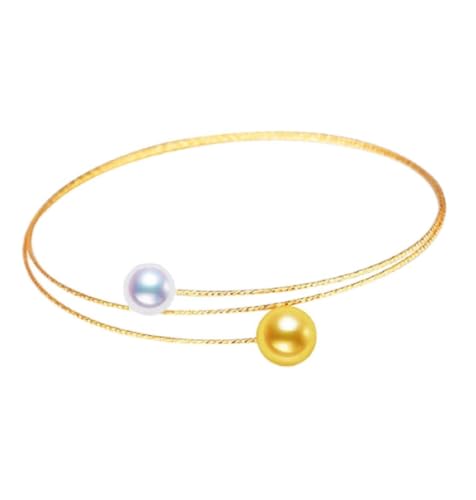 Perles Akoya du Japon bracelet or 18K haut de gamme Gowe
