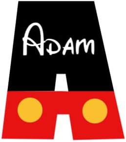 For Magical Cruise Custom Door Magnet Decoration Decor - Personalized Mouse Initial With Optional Name