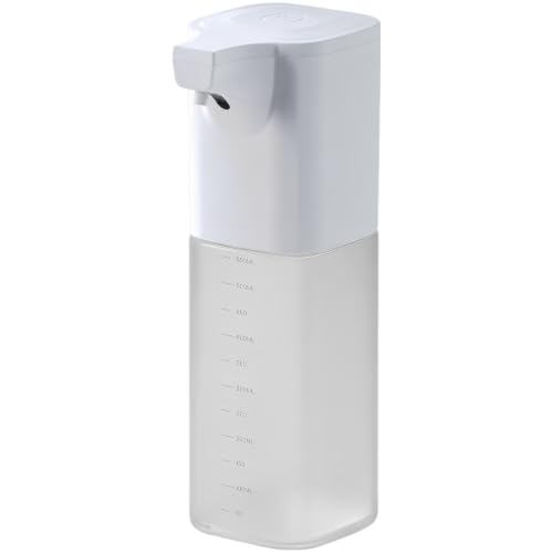 Dispensador automático de jabón, 550.1 ml, IPX6 impermeable, máquina de jabón sin contacto con 4 niveles ajustables, dispensador de montaje en pared recargable para fregadero de cocina y baño