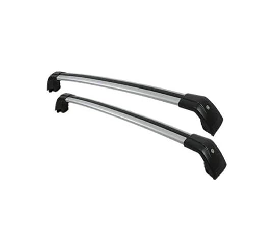 Rieles transversales aluminio premium portaequipajes techo BMW X5 negro plata