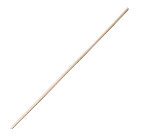 Gerätestiel aus 100% Buchenholz | 150 cm Ersatzstiel mit Konus | Ø 28 mm | Robuster Holzstiel für Besen, Rechen, Schaufel und Gartengeräte (Stiel 150 cm Ohne Besen)