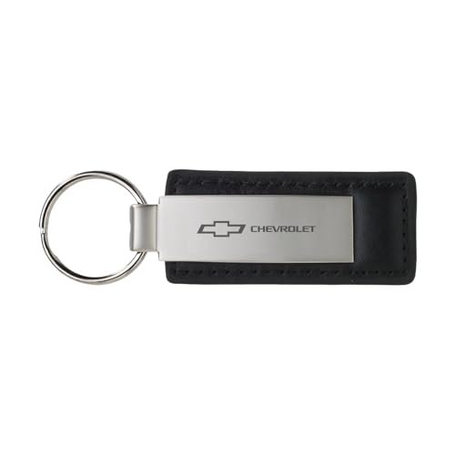 Image of SR1 Performance Leather /Metal Split Ring Keychain - Officially Licensed GM Key Chains for Cars /Trucks