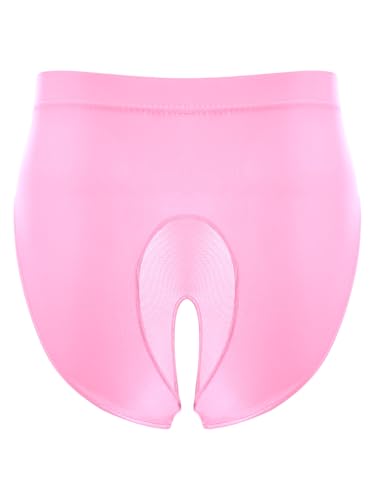 Mens Sissy Panties Silk Shiny Bikini Briefs Shorts Low Waist Stretchy Underwear Swimwear Thongs2