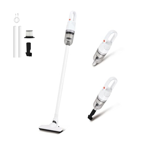 SIPPON 6-in-1 Lightweight Stick Vacuum Cleaner with 100W Powerful Motor, Mini Portable Household...