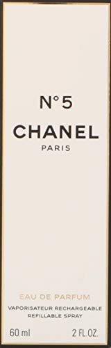 Chanel No.5 Mujer, Perfume, Rellenable, color Negro, One size, 60...