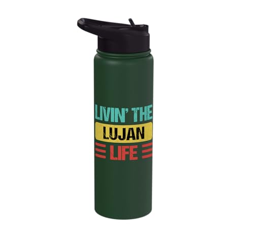 Lujan Name Stainless Steel Insulated Water Bottle