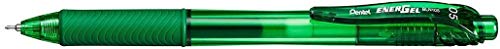 Pentel BLN105-D EnerGel-X Bolígrafo Retráctil Verde 0.5mm