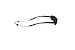 Cablz Skinnyz Zipz Eyewear Retainer | Black Stainless Cable Eyewear Retainer Strap | 14 inch - Extra Small End