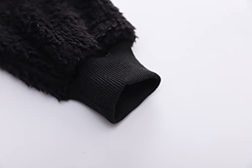 Moletom infantil para meninos e meninas de lã grossa quente com capuz para uso ao ar livre roupas qu