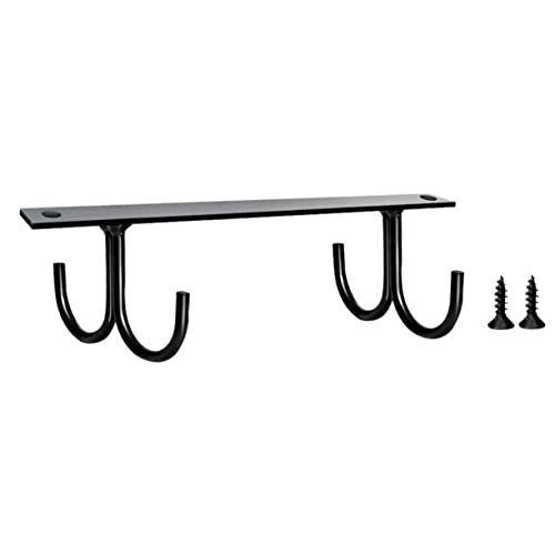 PRETYZOOM 1 Set Mug Hook Cup Display Hanging Rack Organizer Under Shelf Cup Holder with Screws Simple Kitchen Mug Storage for Easy Installation and Maximum Stability