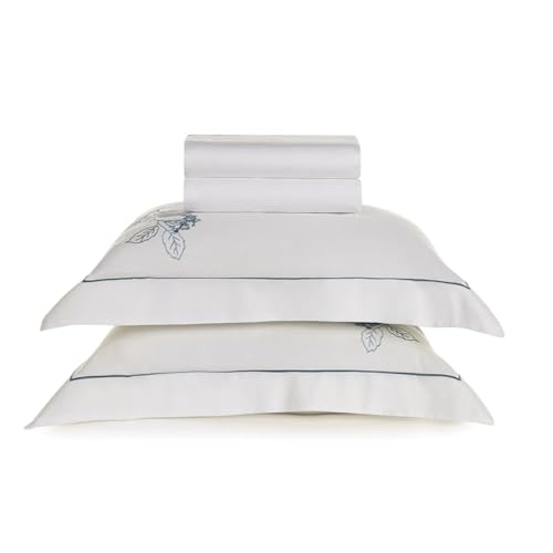 Jogo de Cama Casal 100% Algodão 300 Fios 4 Peças