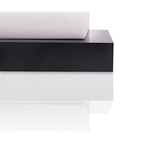 Image of White Delrin /Acetal Copolymer Plastic Sheet 2-1 /2 inch x 6 inch x 24 inch