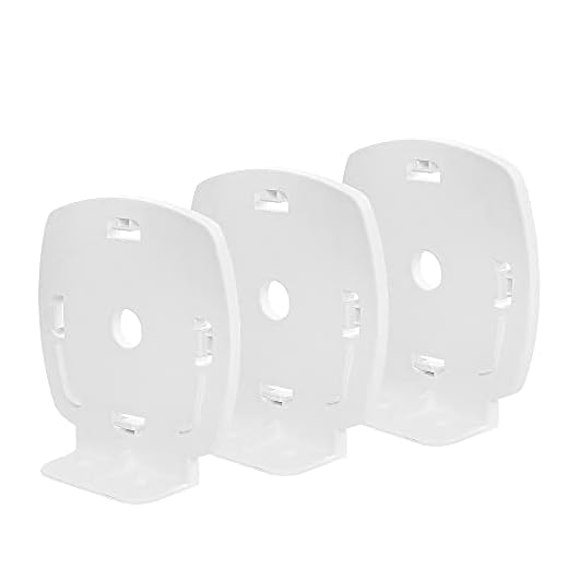 Suporte de suporte de montagem de parede para roteador WiFi de banda dupla Linksys Velop Suporte protetor de suporte, branco (3 pacotes)
