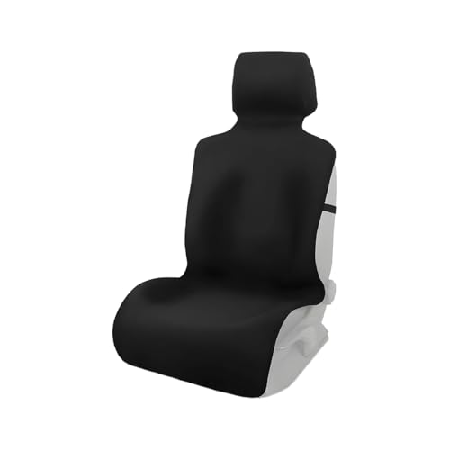 HAMOJUF Waterproof Car Seat Cover, Vehicle Front Seat Protector for Gym Workout, Running, Swimming, Beach, Pet, Sweatproof Auto Interior Chair Protection Cover, Universal for Most Vehicles (Black)