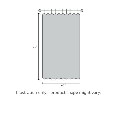 NICETOWN Blackout Doorway Curtain Drape 72 inch Long - Grommet Noise Reducing Thermal Insulated Solid Modern Window Treatments for Bedroom (1 Panel, 66 x 72 Inch, Gray)