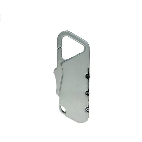 Cadenas à combinaison à 3 chiffres en alliage de zinc gris argent pour casier