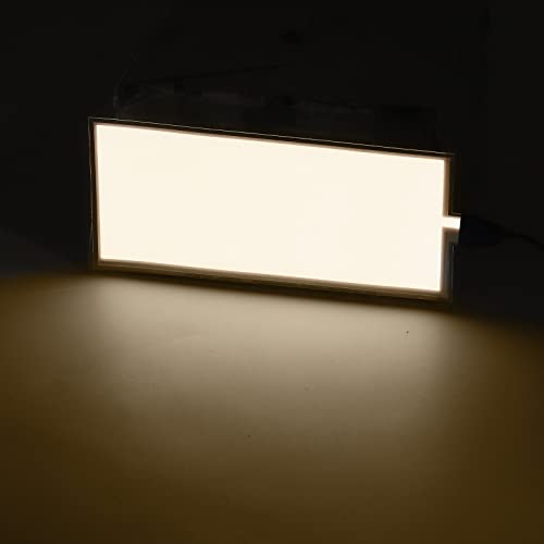 Image of [3 Modes] jose2015 12X5CM Electroluminescent EL Panel Light Yellow,3V Flexible EL Panel Decorations Lights for Cosplay /Party /Decorate Light /Car /Advertising(with Battery Inverter)