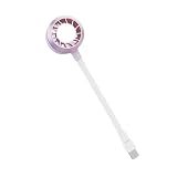 Mini Fan Flexible - portatile con luce LED, piccola per PC per laptop