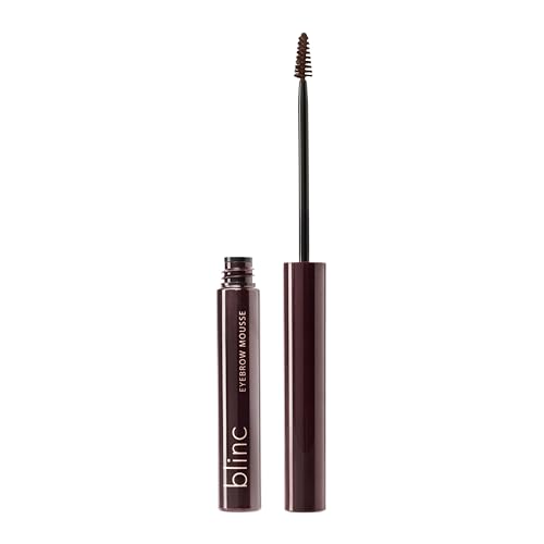 Blinc Eyebrow Mousse, Extreme Hold Tinted Eyebrow Gel with Peptides and Vitamins A & E, Natural Finish, Long-Wearing, Waterproof, Vegan, Gluten-Free & Cruelty-Free, 4.7mL/ 0.16 Fl. Oz, Auburn