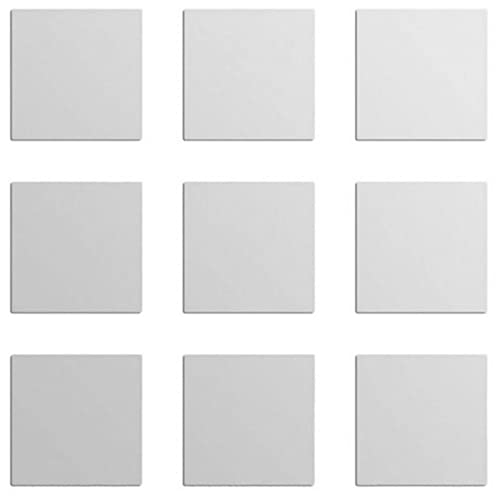 Jogo 9 espelhos 16 x 16 quadrado para parede