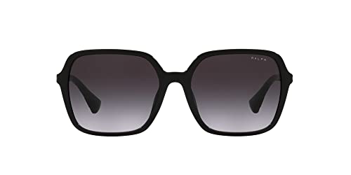 Catálogo de Ralph Lauren Lentes para comprar online. 46 Ralph by Ralph Lauren RA5291U - anteojos de sol cuadradas de ajuste universal, color gris degradado, 56 mm, Gris, 56 mm