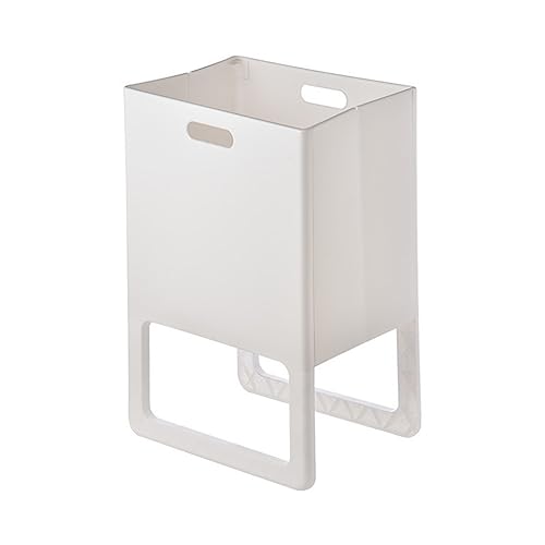 Panier à linge de salle de bain pliable et bac de rangement plastique
