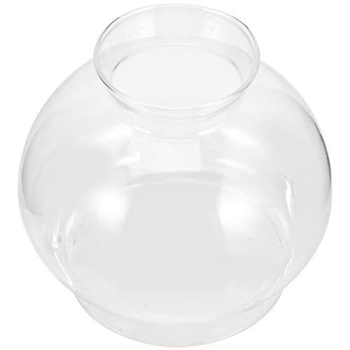 DOITOOL Oil Lamp Chimney Replacement Lamp Globes Clear Glass Chimney Shade for Vintage and Restoration of Antique Oil and Kerosene s - Transparent