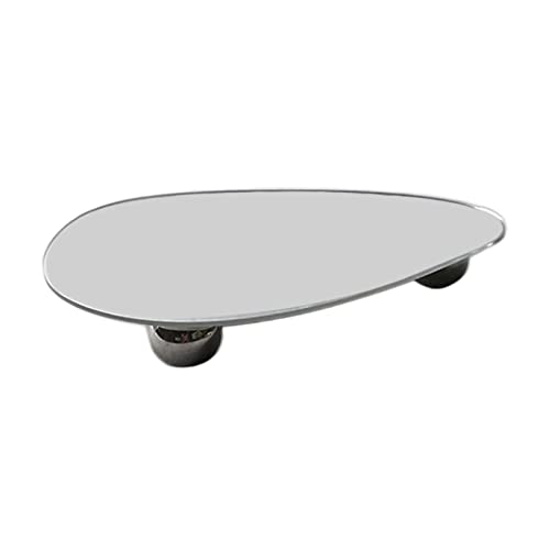 predolo Plateau décoratif en Acrylique pour Miroir, Plateau de Maquillage, Plateau de vanité, centres de Table, Bijoux, Ornement, Porte-Plateau pour bagues de, Forme irrégulière Cover