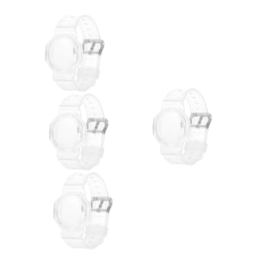 OSALADI Etiqueta De Ar De Caixa De 4 Unidades Suporte Pulseira De Air-Tag Para Adultos Suporte De Air-Tag Escondido Para Crianças Suporte De Air-Tags Pulseiras De Relógio De Maçãs